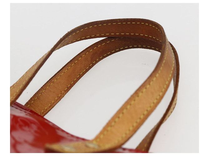 LOUIS VUITTON Monogram Vernis Reade PM Borsa a Mano Rossa M91088 LV Auth hk3277 Rosso - vista 8