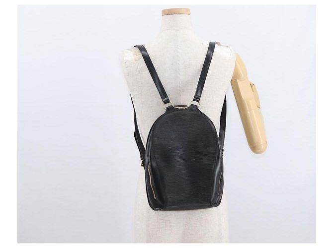 LOUIS VUITTON Epi Mabillon Rucksack Schwarz M52232 LV Auth 161498 - Ansicht 26