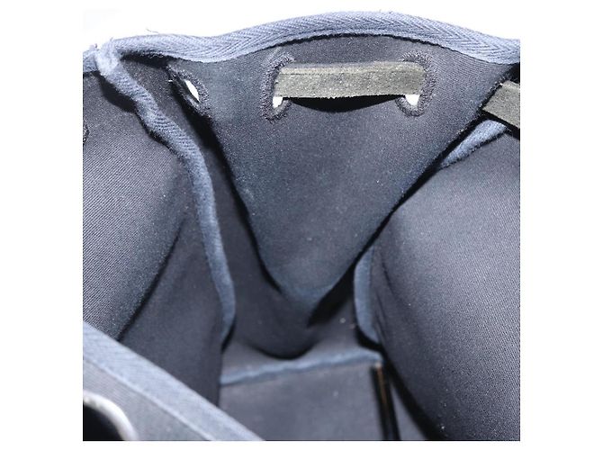Hermès HERMES Borsa a Mano Herbag MM Tela Pelle Nera Argento Auth gh1501 Nero - vista 11