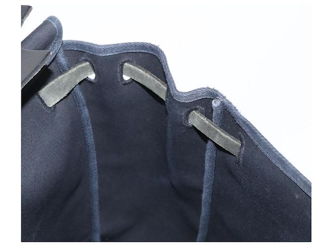 Hermès HERMES Borsa a Mano Herbag MM Tela Pelle Nera Argento Auth gh1501 Nero - vista 17