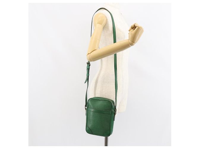 LOUIS VUITTON Borsa a Spalla Epi Danube Verde M45634 LV Auth hk3268 - vista 23