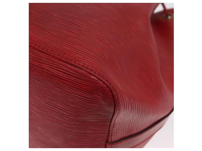 Noe LOUIS VUITTON Borsa a Spalla Petit Noé Epi Rossa M44107 LV Auth 159331 Rosso - vista 16