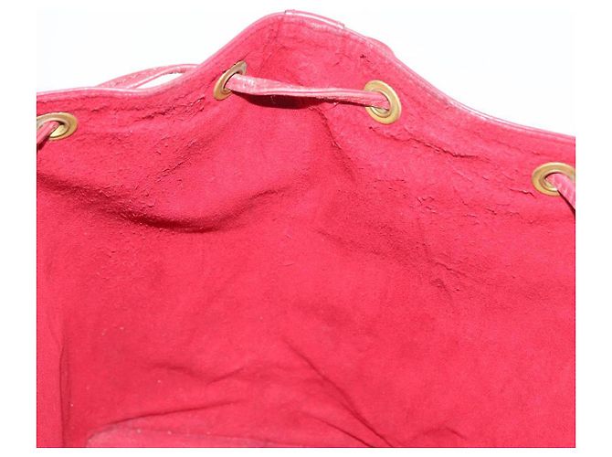 Noe LOUIS VUITTON Borsa a Spalla Petit Noé Epi Rossa M44107 LV Auth 159331 Rosso - vista 19