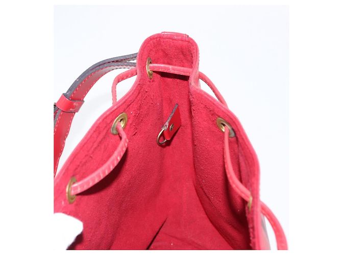 Noe LOUIS VUITTON Borsa a Spalla Petit Noé Epi Rossa M44107 LV Auth 159331 Rosso - vista 20