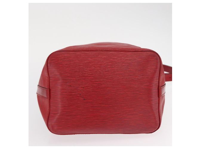 Noe LOUIS VUITTON Borsa a Spalla Petit Noé Epi Rossa M44107 LV Auth 159331 Rosso - vista 5