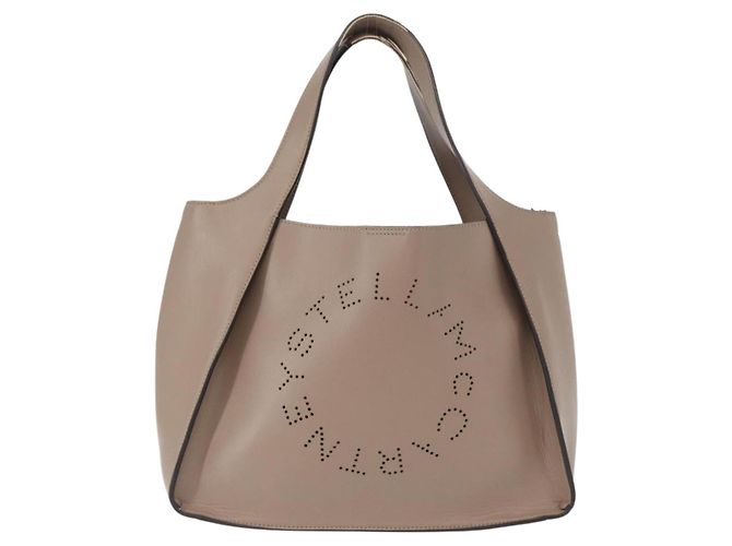 Autre Marque Stella MacCartney Handtasche aus Polyester Beige Auth 160134 - Ansicht 13