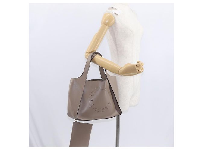 Autre Marque Stella MacCartney Handtasche aus Polyester Beige Auth 160134 - Ansicht 22