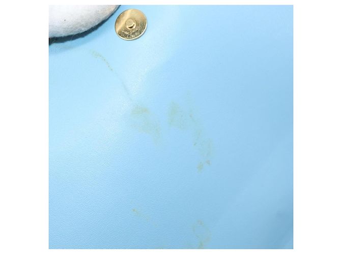 LOUIS VUITTON Borsa Thompson Street Monogram Vernis Blu Baby M91009 Auth 161062 Blu chiaro - vista 10