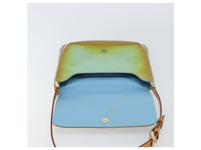 LOUIS VUITTON Borsa Thompson Street Monogram Vernis Blu Baby M91009 Auth 161062 Blu chiaro - vista 9