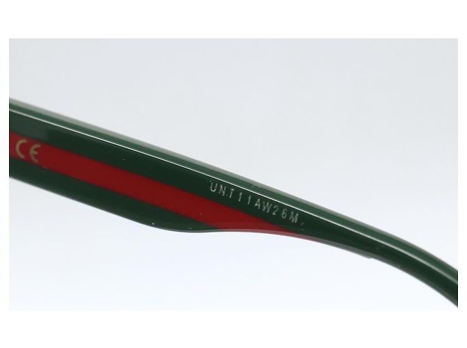 Gafas de sol GUCCI de plástico verde GG0416SK Auth 161694 - vista 10
