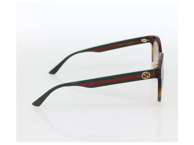 Gafas de sol GUCCI de plástico verde GG0416SK Auth 161694 - vista 4