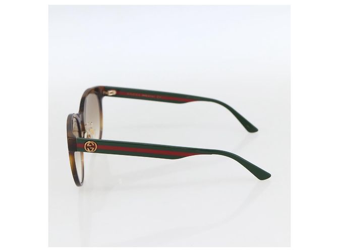 Gafas de sol GUCCI de plástico verde GG0416SK Auth 161694 - vista 5