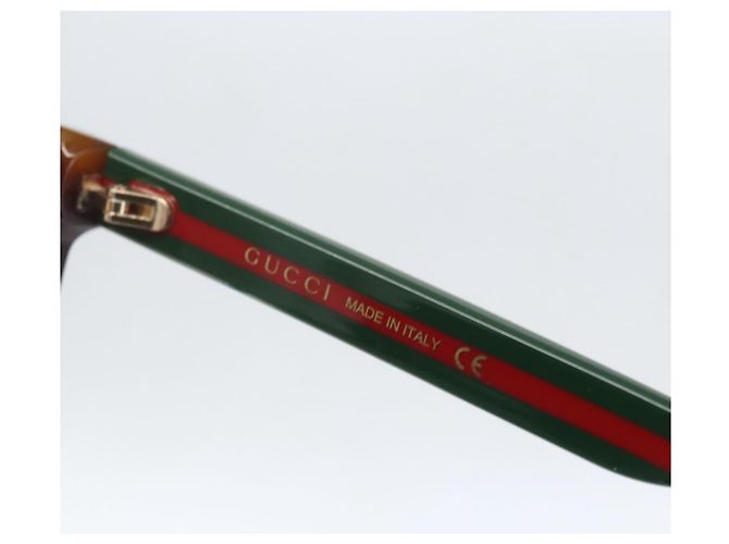 Gafas de sol GUCCI de plástico verde GG0416SK Auth 161694 - vista 9