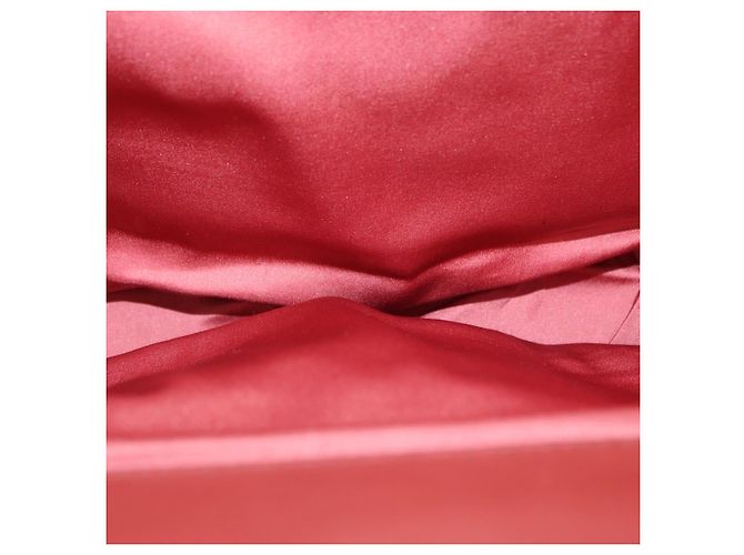 Borsa a Spalla in Pelle Bottega Veneta con Catena Rossa Auth 161765 - vista 11