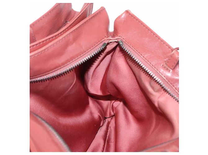 Borsa a Spalla in Pelle Bottega Veneta con Catena Rossa Auth 161765 - vista 22