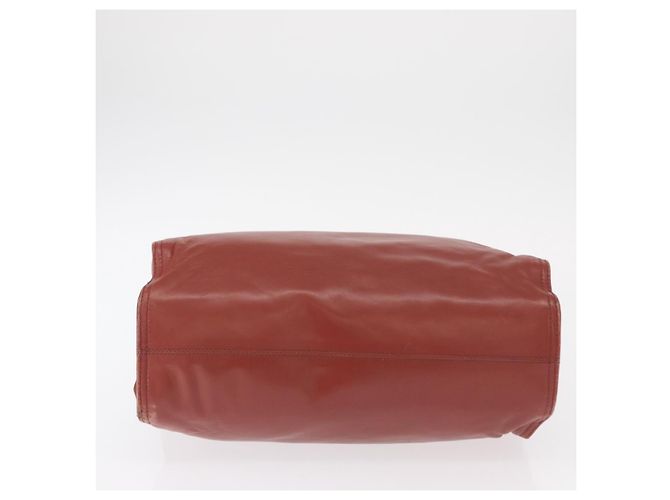 Borsa a Spalla in Pelle Bottega Veneta con Catena Rossa Auth 161765 - vista 5
