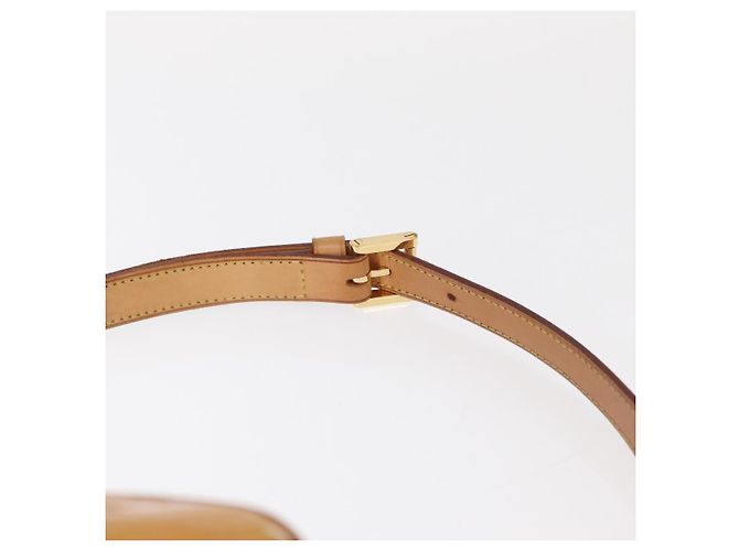 LOUIS VUITTON Bolsa Wooster Monogram Vernis Amarelo Limão M91075 LV Auth 161506 Dourado - vista 14