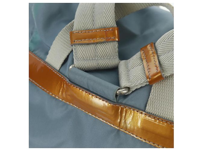 PRADA Backpack Nylon Light Blue Silver Auth 160827 Silvery - view 22