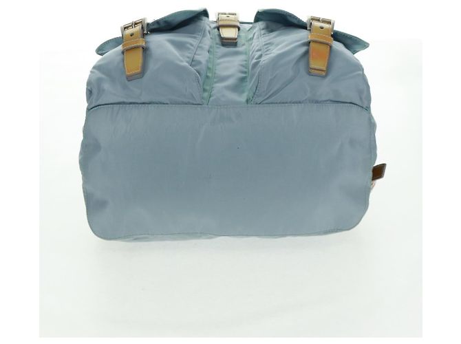 PRADA Backpack Nylon Light Blue Silver Auth 160827 Silvery - view 5