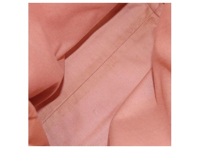 Borsa a mano Gancini in nylon rosso e oro Auth 161041 di Salvatore Ferragamo D'oro - vista 10