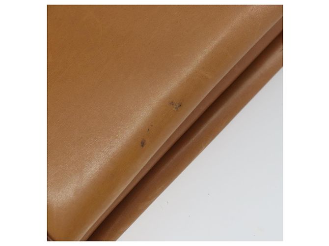 Borsa a mano GUCCI in pelle beige oro Auth 161606 D'oro - vista 10