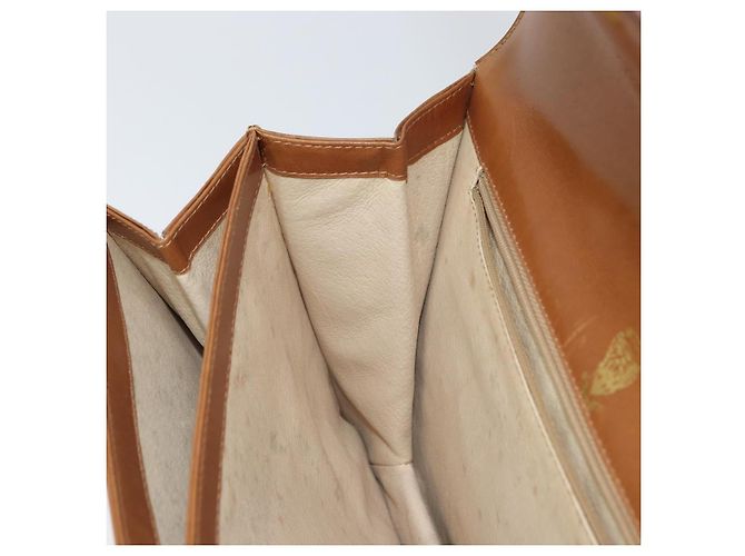 Borsa a mano GUCCI in pelle beige oro Auth 161606 D'oro - vista 20