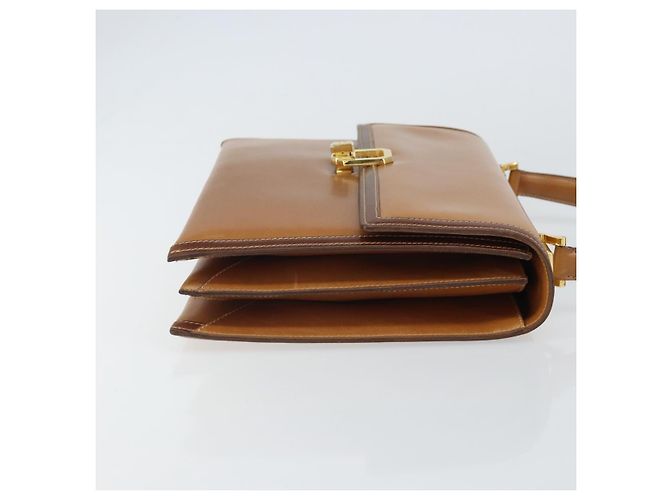 Borsa a mano GUCCI in pelle beige oro Auth 161606 D'oro - vista 3