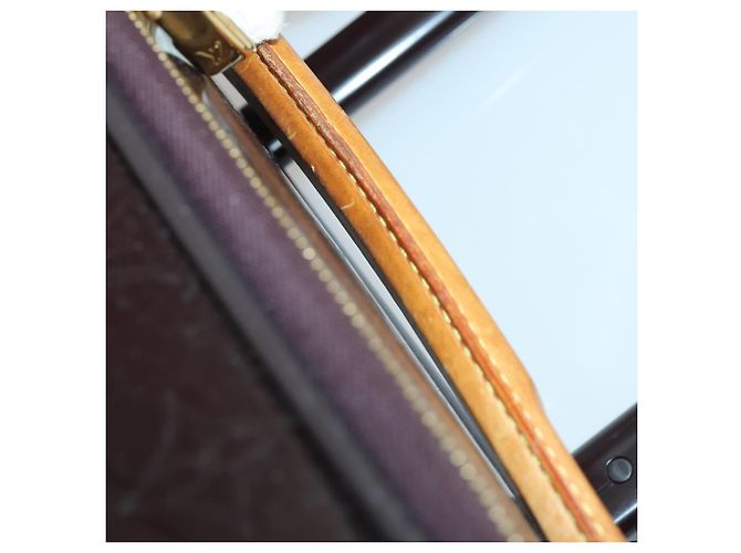 LOUIS VUITTON Valigia Pegas 45 Monogram Vernis Amarante M91277 LV Auth 161162 Bordò - vista 15