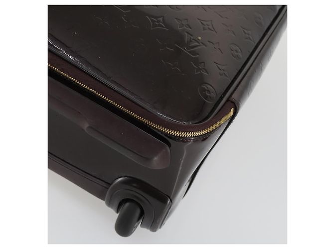 LOUIS VUITTON Valigia Pegas 45 Monogram Vernis Amarante M91277 LV Auth 161162 Bordò - vista 16