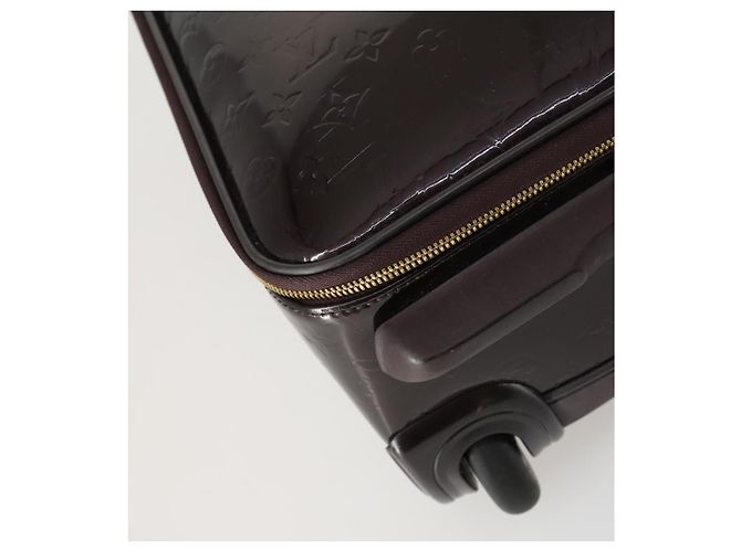 LOUIS VUITTON Valigia Pegas 45 Monogram Vernis Amarante M91277 LV Auth 161162 Bordò - vista 17
