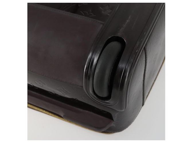 LOUIS VUITTON Valigia Pegas 45 Monogram Vernis Amarante M91277 LV Auth 161162 Bordò - vista 18