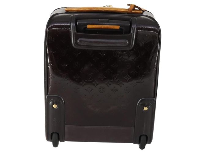 LOUIS VUITTON Valigia Pegas 45 Monogram Vernis Amarante M91277 LV Auth 161162 Bordò - vista 2