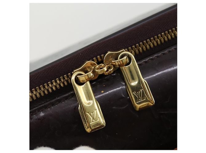 LOUIS VUITTON Valigia Pegas 45 Monogram Vernis Amarante M91277 LV Auth 161162 Bordò - vista 22