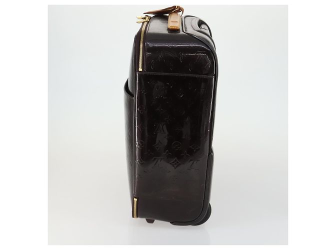 LOUIS VUITTON Valigia Pegas 45 Monogram Vernis Amarante M91277 LV Auth 161162 Bordò - vista 3