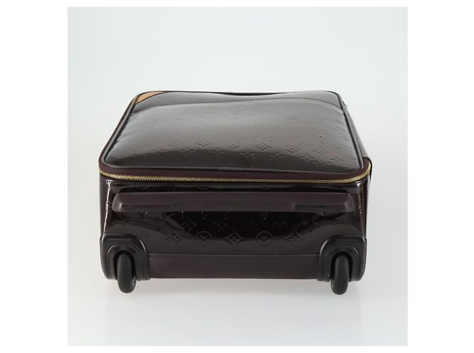 LOUIS VUITTON Valigia Pegas 45 Monogram Vernis Amarante M91277 LV Auth 161162 Bordò - vista 5