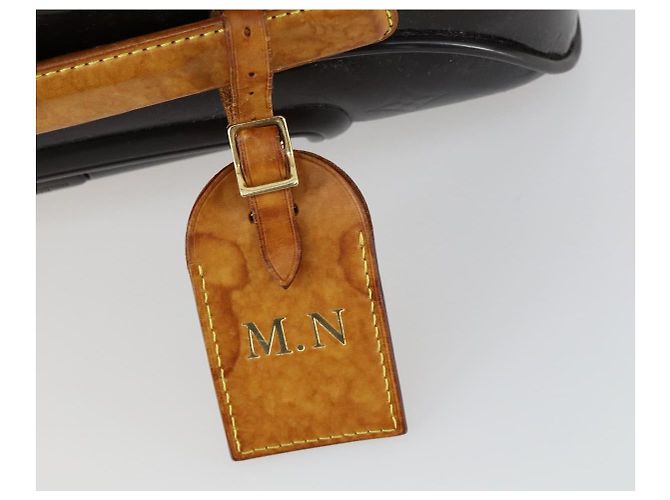 LOUIS VUITTON Valigia Pegas 45 Monogram Vernis Amarante M91277 LV Auth 161162 Bordò - vista 9