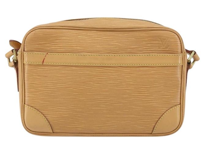 LOUIS VUITTON Borsa a Spalla Trocadero 23 Epi Beige LV Auth 161414 - vista 13