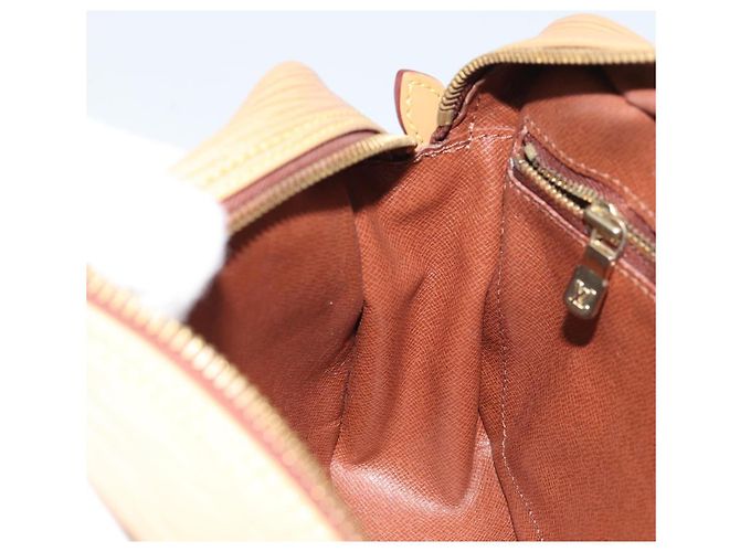 LOUIS VUITTON Borsa a Spalla Trocadero 23 Epi Beige LV Auth 161414 - vista 22