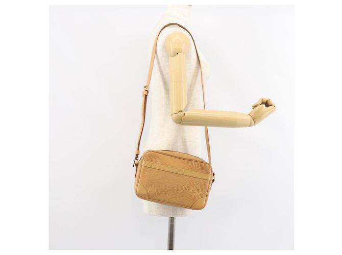 LOUIS VUITTON Borsa a Spalla Trocadero 23 Epi Beige LV Auth 161414 - vista 25