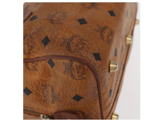 Borsa MCM Vicetos Logogram in pelle PVC 2 in 1 marrone oro Auth gh1459 D'oro - vista 9