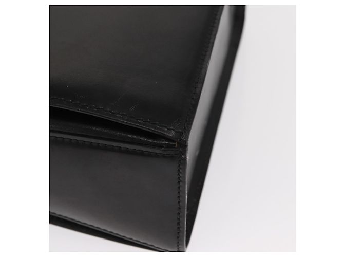 BALLY Borsa a mano in pelle 2 vie Nero Oro Auth 159425 D'oro - vista 16