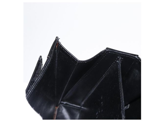 BALLY Borsa a mano in pelle 2 vie Nero Oro Auth 159425 D'oro - vista 23