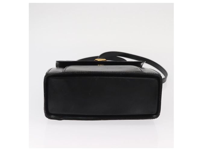 BALLY Borsa a mano in pelle 2 vie Nero Oro Auth 159425 D'oro - vista 5