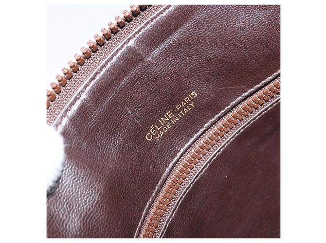 Céline Borsa a Spalla Celine C Sulky in Tela Beige Oro Auth 161739 D'oro - vista 18