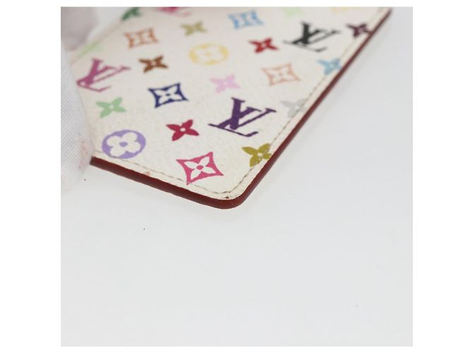 LOUIS VUITTON Monogramm Multicolor Spiegel Etui Weiß M92651 LV Auth 162263V - Ansicht 15