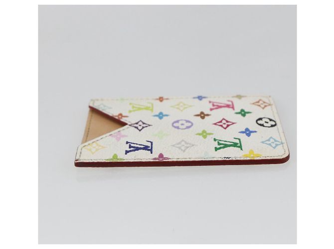 LOUIS VUITTON Monogramm Multicolor Spiegel Etui Weiß M92651 LV Auth 162263V - Ansicht 4