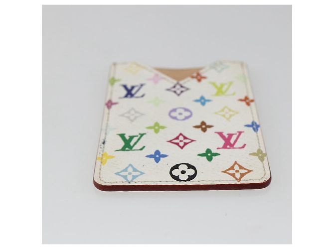 LOUIS VUITTON Monogramm Multicolor Spiegel Etui Weiß M92651 LV Auth 162263V - Ansicht 6