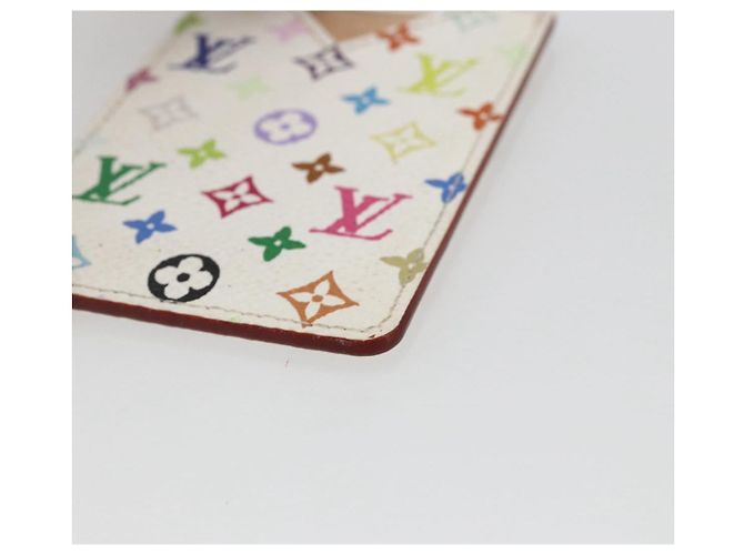 LOUIS VUITTON Monogramm Multicolor Spiegel Etui Weiß M92651 LV Auth 162263V - Ansicht 7
