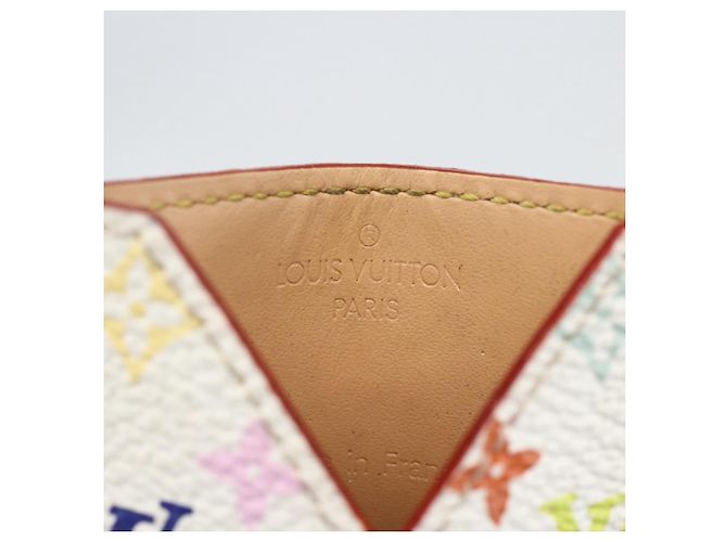 LOUIS VUITTON Monogramm Multicolor Spiegel Etui Weiß M92651 LV Auth 162263V - Ansicht 8