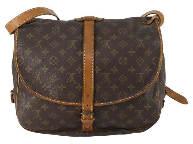 LOUIS VUITTON Borsa a Spalla Monogram Saumur 35 M42254 LV Auth ar13864 Monogramma - vista 2